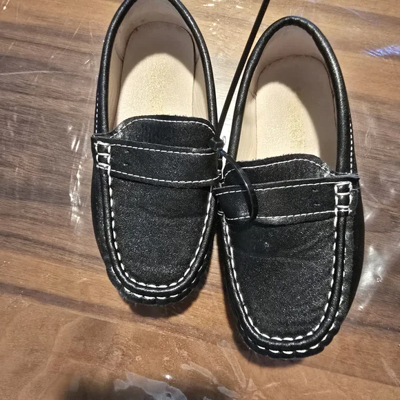 Black Kids Loafers - Picture 1 of 3